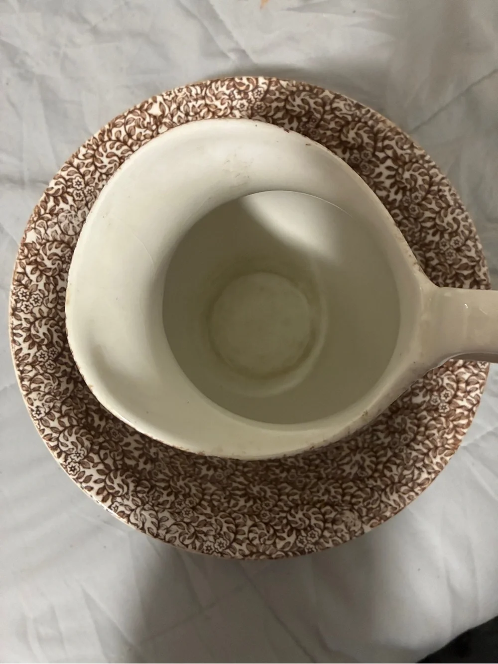 Vintage Pitcher and wash bowl
